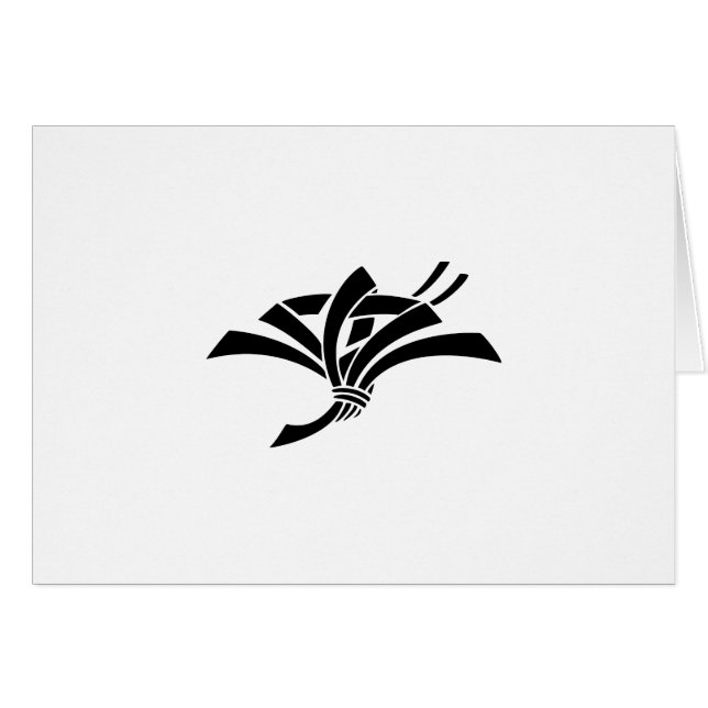 CARTÃO 斗 熨 鶴 (Frente Horizontal)