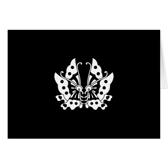 CARTÃO 池 田 対 い 蝶 (Frente Horizontal)