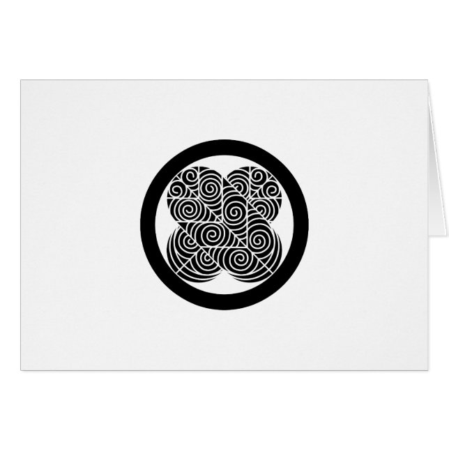 CARTÃO 浅 野 鷹 の 羽 (Frente Horizontal)