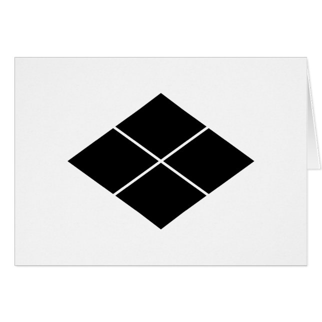 CARTÃO 田 武 菱 (Frente Horizontal)