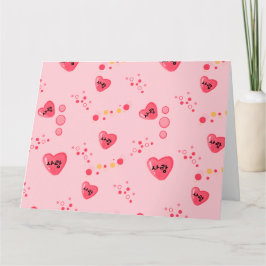 Cartão 사랑 - AMOR em coreano