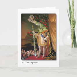 Cartão 04 The Emperor Tarot Greeting Card