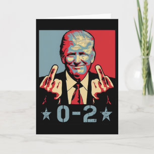 Cartão 0 2 Engraçado Trump 2024 Trump 2024 Vencer Vitória
