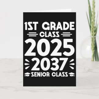 Cartão 1ª série turma de 2025 futuro senior turma de 2037