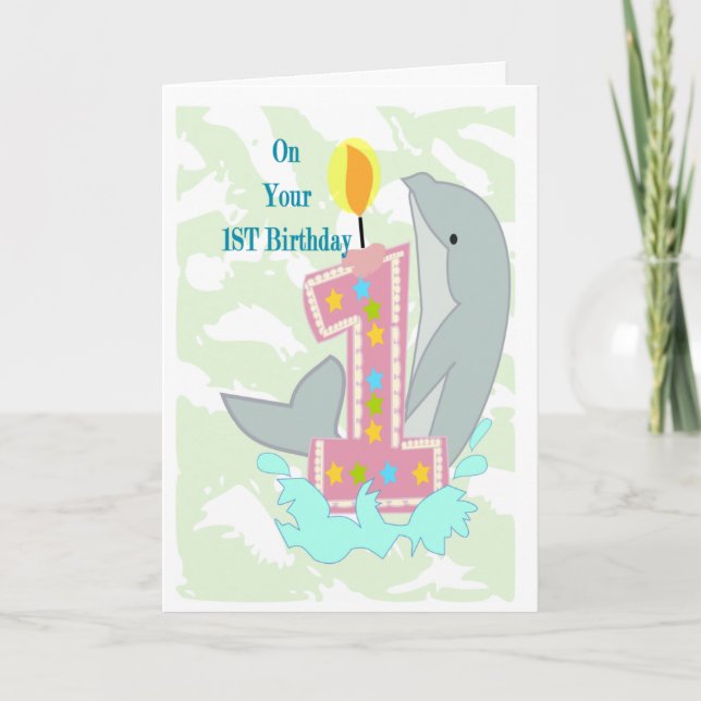 Cartão 1º Aniversário (Frente)
