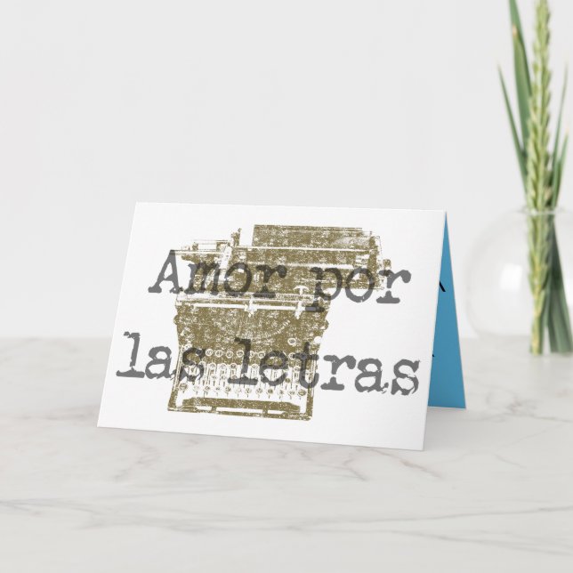 Cartão 1º dame nombres 656732214. Amor por las letras. DG (Frente)