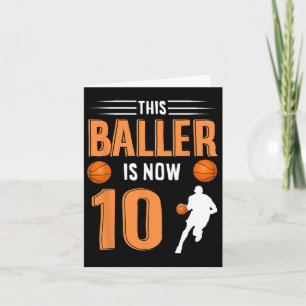 Cartão 10º Aniversário Bysketbyll Este Byller Tem Agora 1