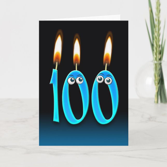 Cartão 100ª Velas de Aniversário (Frente)