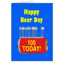 100º aniversário feliz do dia da cerveja