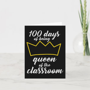 Cartão 100º Dia de Design escolar para Professores e Estu