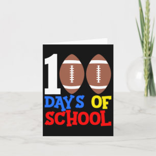 Cartão 100.º Dia 100 Dias De Futebol Escolar