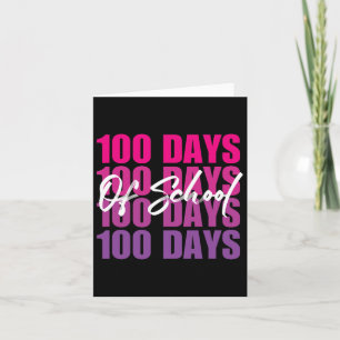 Cartão 100 Dias Adoráveis De Gradiente 100 D Retroativo E