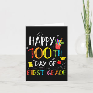 Cartão 100 Dias De 1rua Feliz 100º Dia Da Escola Te