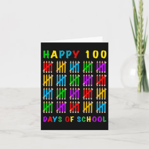 Cartão 100 Dias De Escola
