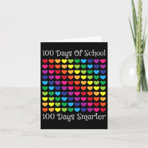 Cartão 100 Dias De Escola 100 Dias Mais Inteligente