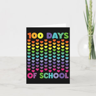 Cartão 100 Dias De Escola E Ainda A Adorando Corta 100t