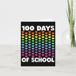 Cartão 100 Dias De Escola E Ainda A Adorando Corta 100t
