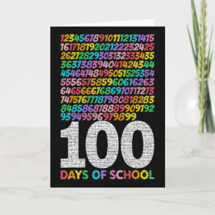 Cartão 100 Dias De Escola Meninos Meninas Crianças Profes