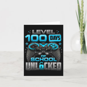 Cartão 100 Dias De Meninos Desbloqueados Na Escola 100 Di