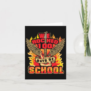 Cartão 100 Dias De Música Escolar 100 Dias De Escola