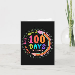 Cartão 100 Dias De Professora Do 100º Dia De Coquete