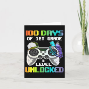 Cartão 100 Dias De Vídeo Gamer G Desbloqueado De Nível 1r