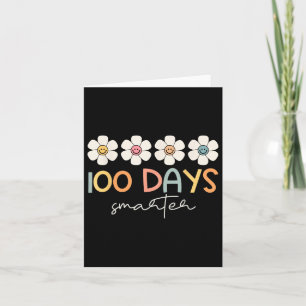 Cartão 100 Dias Mais Inteligente De Groovy 100º Dia De Me