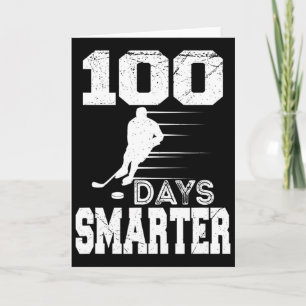 Cartão 100 Dias Mais Inteligente Esportes de Hóquei 100º