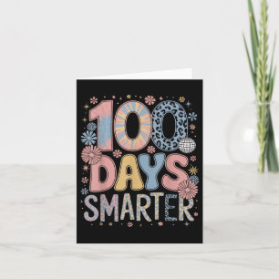 Cartão 100 Dias Mais Inteligentes Feliz 100º Dia De Crian