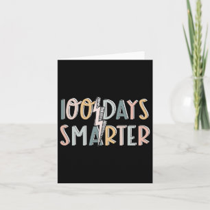 Cartão 100 Dias Mais Inteligentes Feliz 100º Dia de Estud