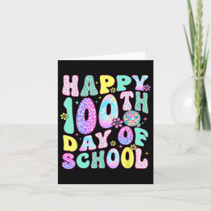 Cartão 100 Dias Mais Inteligentes Feliz 100.º Dia De Cora