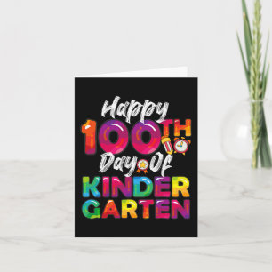 Cartão 100 Dias Todos Os Estudantes Felizes 100º Dia Do K