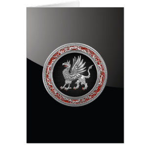 Cartão [100] Griffin prateado sagrado