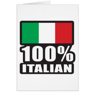 Cartão 100% Italian