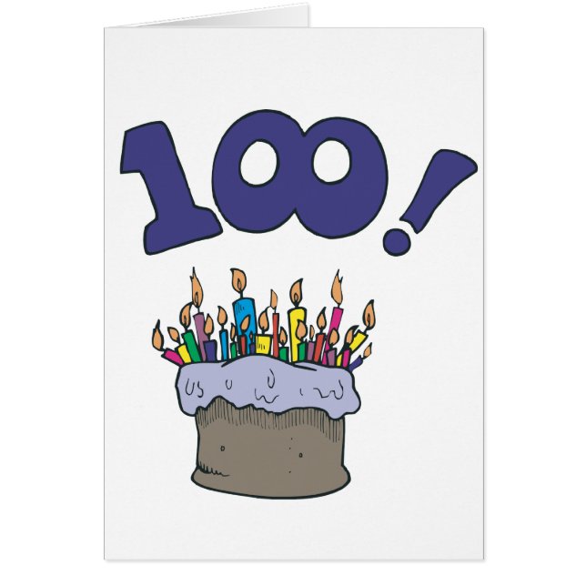 Cartão 100th Bolo (Frente)