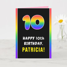 10.º aniversário: Arco-Íris Colorido nº 10, Nome P