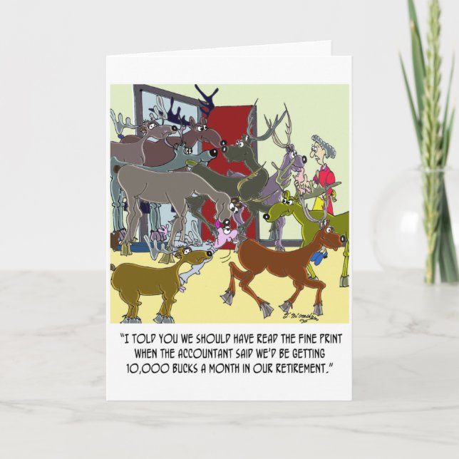 Cartão 10,000 Bucks in Retirement (Frente)