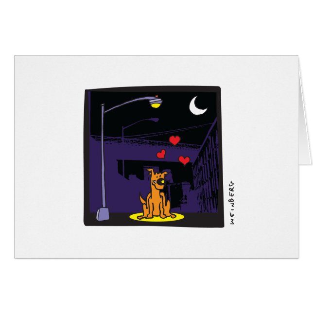 Cartão 10:41 pm do St. da água (Frente horizontal)