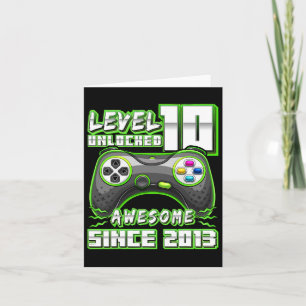 Cartão 10 Vídeo Jogo 2013 Desbloqueado 10º Aniversário