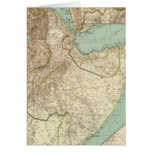 Cartão 11617 Eritreia, Etiópia, Somália