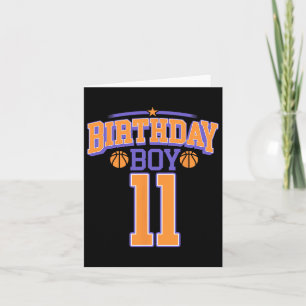 Cartão 11 Birthday Boy Bysketbyll Com Mais De 11 Anos Bd