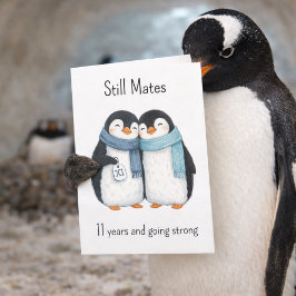 Cartão 11 Years still mates aath anniversary