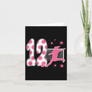 Cartão 12 Anos De Aniversário Futebol De 12 De Lover