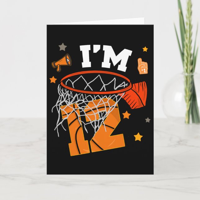 Cartão 12th Birthday Sketll Boy Twelve Years 12 Yr Old Bd (Frente)