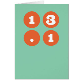 Cartão 13,1 meia maratona