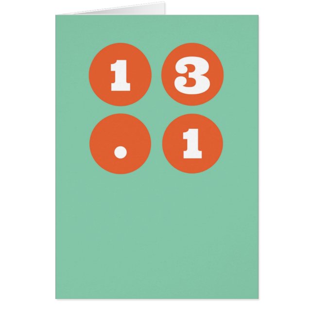 Cartão 13,1 meia maratona (Frente)