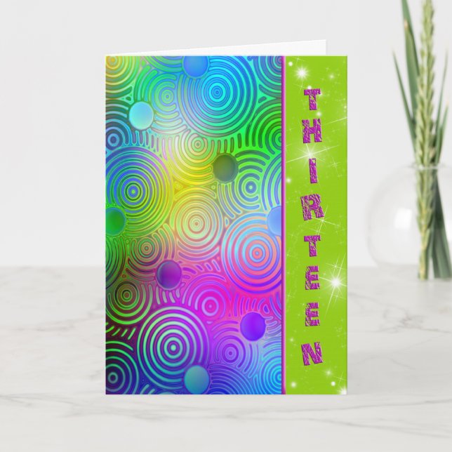 Cartão 13 Birthday (Frente)