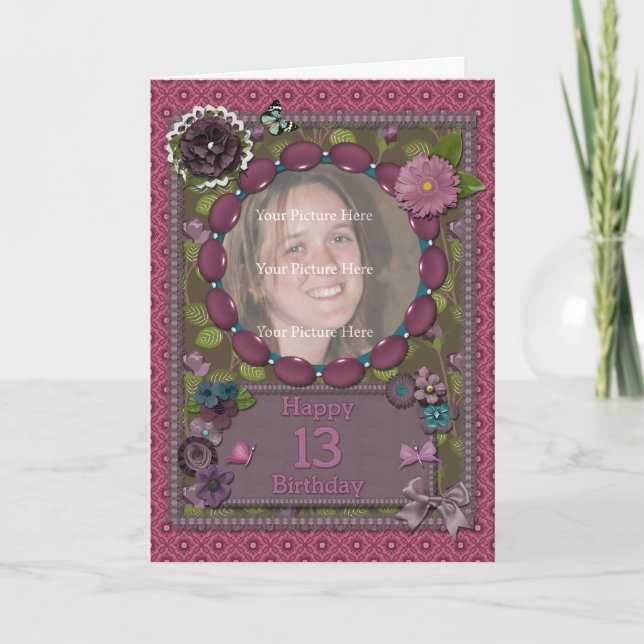 Cartão 13 de aniversário (Frente)