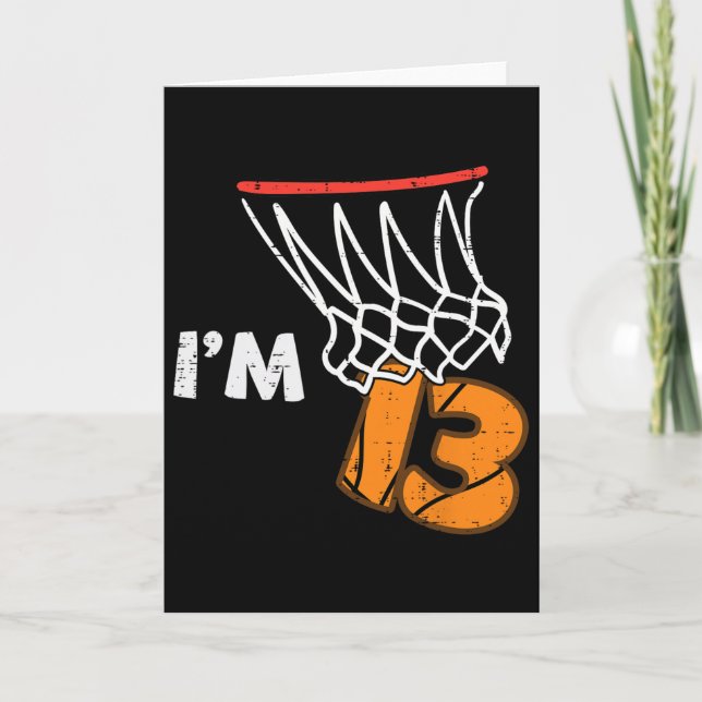 Cartão 13th Birthday Sketll Im 13 Thirteen Year Old Bday  (Frente)