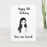 Cartão ****13th BIRTHDAY**** TO OUR "LOVELY YOUNG LADY"**<br><div class="desc">YOUR **LOVELY YOUNG LADY** WILL BE SO HAPPY TO RECEIVE THIS CARD FROM "YOU" on THAT ALL IMPORTANT *****13th**** BIRTHDAY AND WILL CHERISH IT FOR-EVER I AM SURE!  REMEMBER THOUGH,  YOU CAN "CHANGE THE AGE" IN A MATTER OF SECONDS IF NEEDED :)</div>